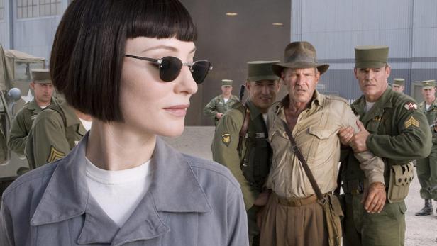 Cate Blanchett als Schurkin in &quot;Indiana Jones und das Königreich des Kristallschädels&quot;