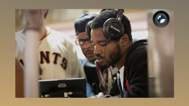 Ryan Coogler am Set von &quot;Fruitvale Station&quot;.