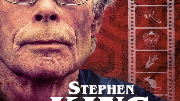 Das Filmplakat für „Stephen King on Screen“ zeigt ein Porträt des Autors.