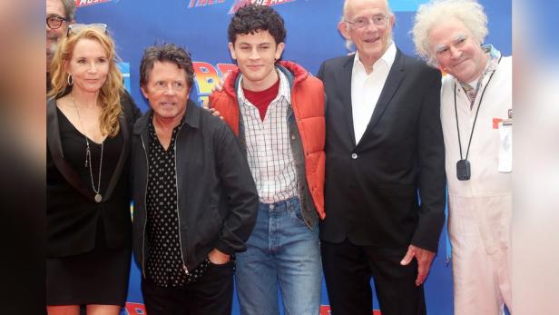Reunion der "Zurück in die Zukunft"-Stars bei Musical-Premiere
