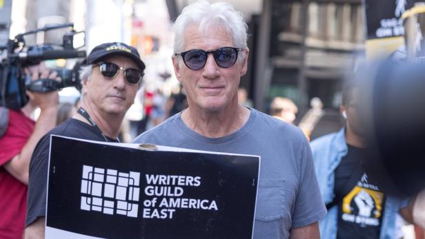 Doppelstreik in Hollywood: Auch Richard Gere geht auf die Straße
