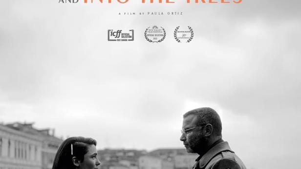 Das Filmplakat für „Across the River and Into the Trees“ mit Liev Schreiber und Matilda De Angelis.