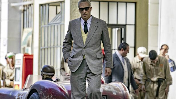 Adam Driver in "Ferrari".