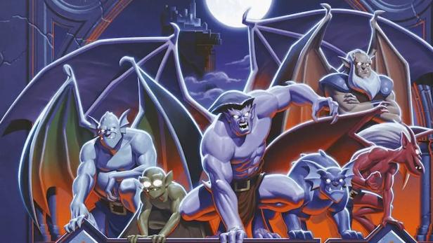 Szene aus der Animationsserie &quot;Gargoyles&quot; auf Disney+