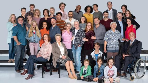 Der Cast von "Die Lindenstraße" versammelt