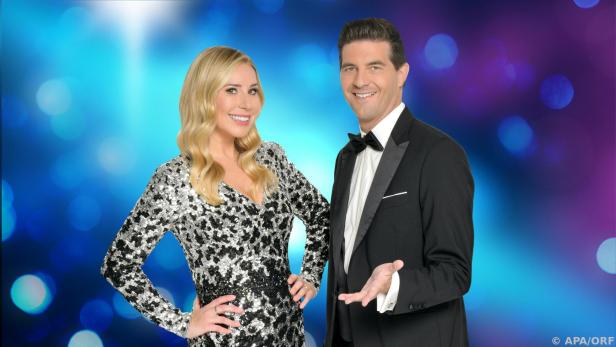 Nina Kraft und Norbert Oberhauser führen durch die Gala