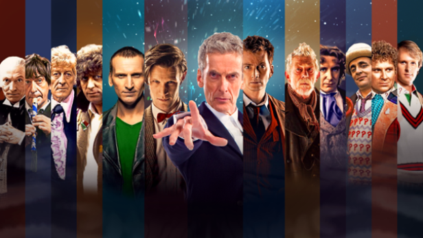Alle Doktoren von "Doctor Who" nebeneinander