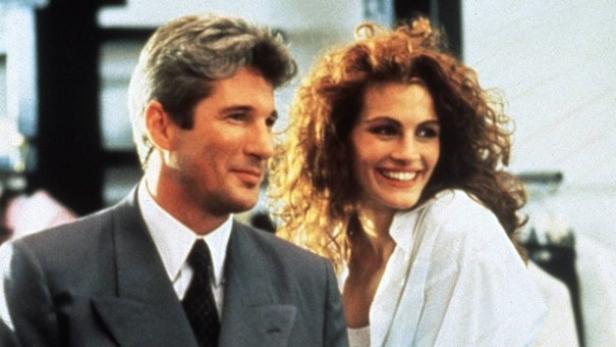 Richard Gere und Julia Roberts spielten in "Pretty Woman" ein ungleiches Paar. Der Liebesfilm war Roberts' großer Durchbruch und ist inzwischen längst Kult.