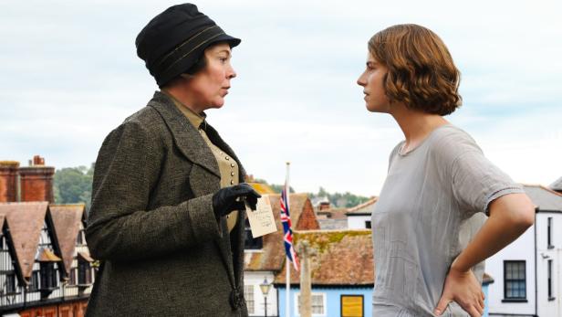 Olivia Colman und Jessie Buckley &quot;Wicked Little Letters&quot;.