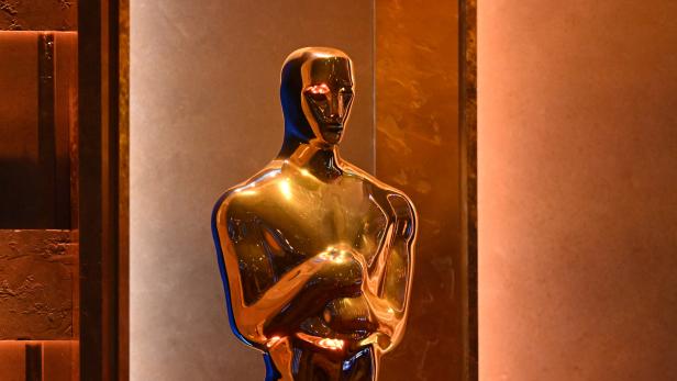 Riesige goldene Oscar-Statue