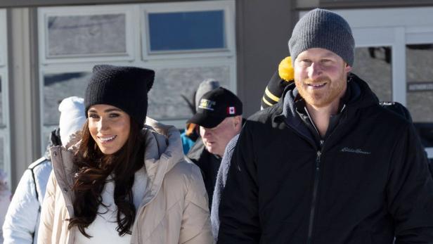 Meghan und Prinz Harry bei den Invictus Games in Kanada.
