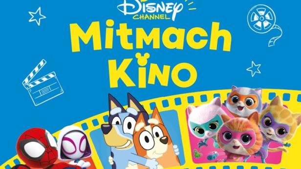 Das „Mitmach Kino“ auf dem Disney Channel mit Spider-Man, Bluey und den SuperKätzchen.