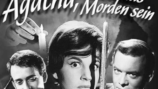Das Filmplakat für „Agatha, lass das Morden sein“ zeigt Johanna von Koczian und Klausjürgen Wussow.