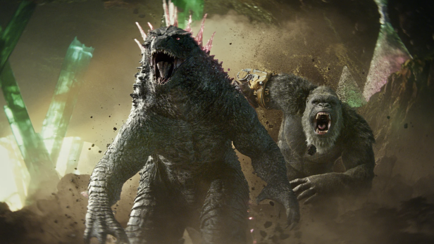 Godzilla und King Kong Seite an Seite.