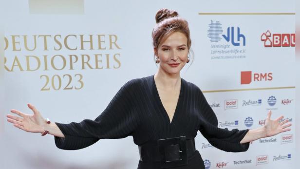 Katrin Bauerfeind beim Deutschen Radiopreis 2023.