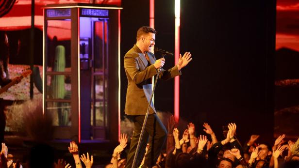 Timberlake auf der Bühne in seinem Element