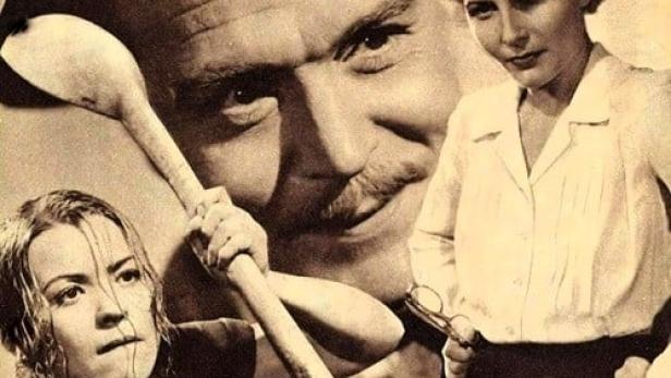 Das Filmplakat zu „Dieser Mann gehört mir“ zeigt zwei Frauen und einen Mann.