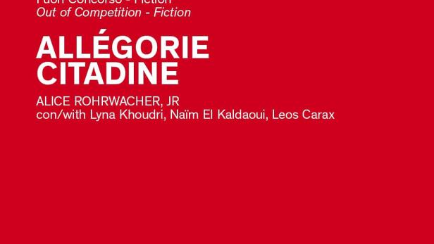 Das Plakat für „Allégorie Citadine“ bei der Biennale di Venezia 2024.