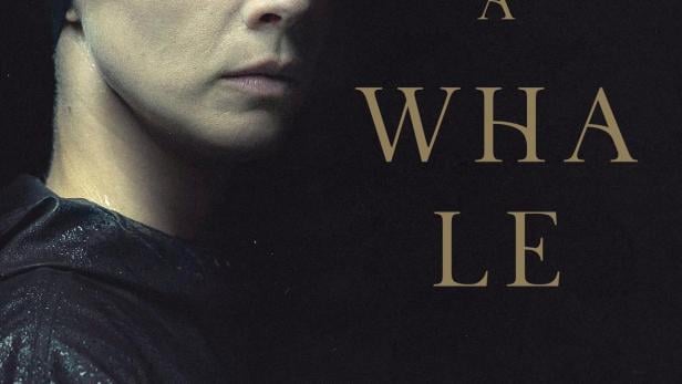 Das Filmplakat für „The Whale“ zeigt eine Frau mit Badekappe vor schwarzem Hintergrund.