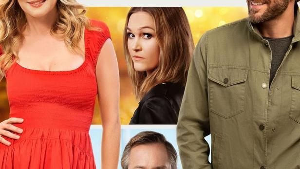 Das Filmplakat für „Chosen Family“ zeigt vier Schauspieler vor einem hellen Hintergrund.