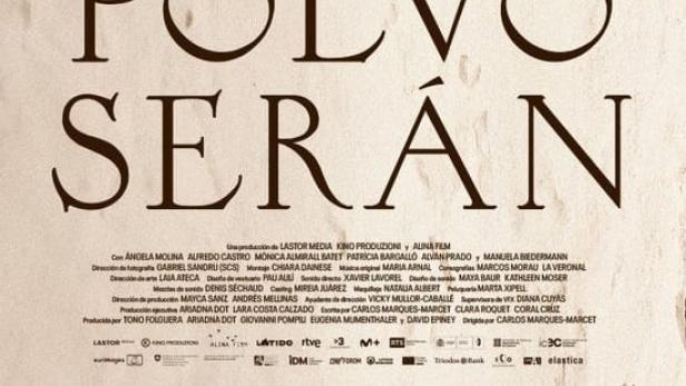 Das Filmplakat für „Polvo Serán“ mit Ángela Molina und Alfredo Castro, Gewinner des TIFF Platform Prize 2024.