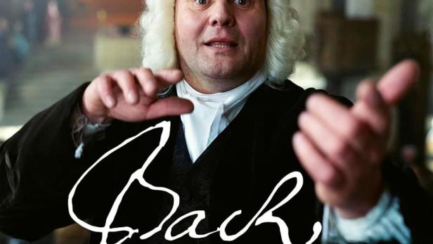 Das Filmplakat für „Bach – Ein Weihnachtswunder“ zeigt David Striesow als Johann Sebastian Bach.