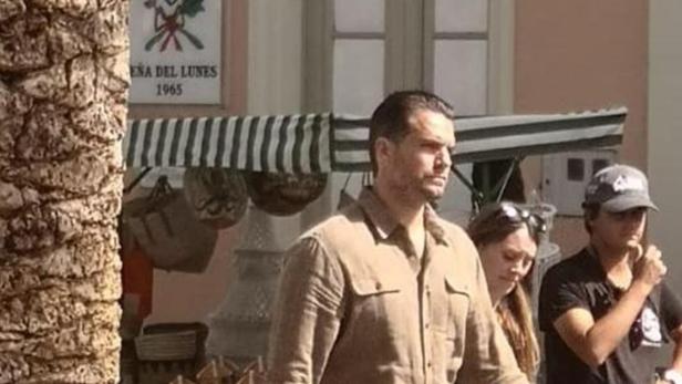 Henry Cavill am Set des Films „In the Grey“ von Guy Ritchie.