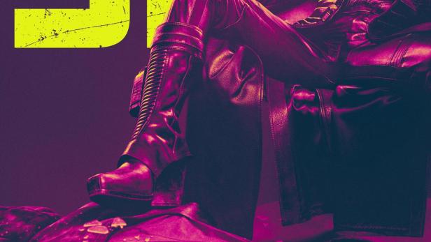 Michelle Yeoh sitzt auf einem Thron und stellt ihren Fuß auf eine am Boden liegende Person, im Hintergrund das Logo von „Star Trek: Section 31“.