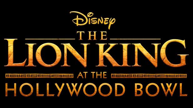 Das Logo für „Der König der Löwen“ im Hollywood Bowl.