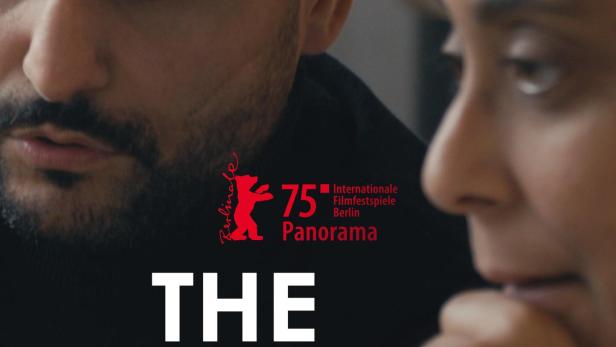 Das Filmplakat für „The Moelln Letters“ zeigt zwei Männer vor dem Titel des Films.