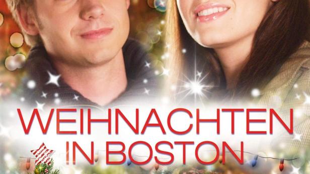 Das Filmplakat für „Weihnachten in Boston“ mit Patrick Adams und Marla Sokoloff.