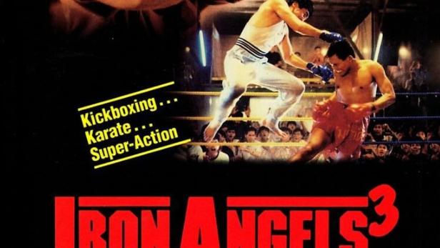 Das Filmplakat für „Iron Angels 3“ zeigt Moon Lee und eine Kampfsportszene.