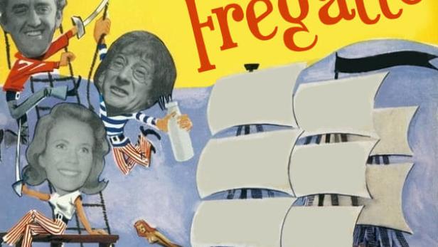 Ist ja irre - 'ne abgetakelte Fregatte