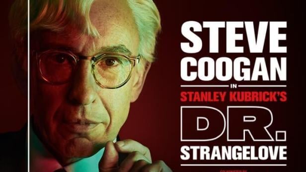 Das Poster für „Dr. Seltsam oder: Wie ich lernte, die Bombe zu lieben“ mit Steve Coogan.