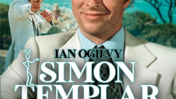 Das DVD-Cover von „Simon Templar“ mit Ian Ogilvy als Gentleman-Detektiv.