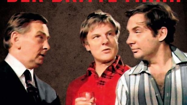 Das Cover des Films „Kim Philby war der dritte Mann“ mit Arno Assmann, Herbert Bötticher und Harald Juhnke.