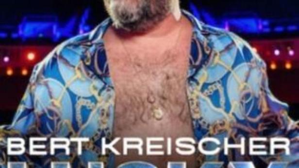 Das Netflix-Poster für „Bert Kreischer: Lucky“ zeigt den Comedian in einem offenen Hemd.