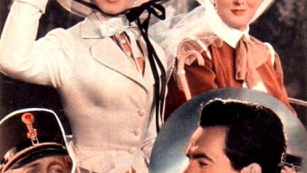 Das Filmplakat für „Kaiserjäger“ zeigt mehrere Personen in historischer Kleidung.