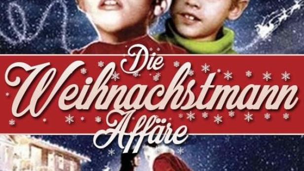 Das Filmplakat für „Die Weihnachtsmann Affäre“ mit Dylan und Cole Sprouse.