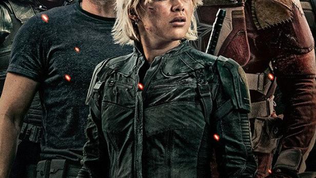 Das Filmplakat für „Thunderbolts“ zeigt die Hauptfiguren vor einer zerstörten Stadt.