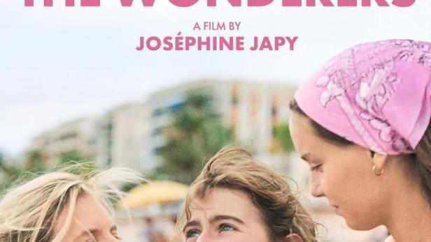 Das Filmplakat für „The Wonderers“ mit Mélanie Laurent, Pierre-Yves Cardinal, Angelina Woreth und Sarah Pachoud.