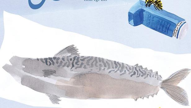 Das Filmplakat für „Bałtyk“ zeigt stilisierte Illustrationen von Ostsee-Elementen.