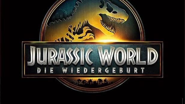 Das Filmplakat für „Jurassic World: Die Wiedergeburt“ mit Scarlett Johansson, Mahershala Ali und Jonathan Bailey.