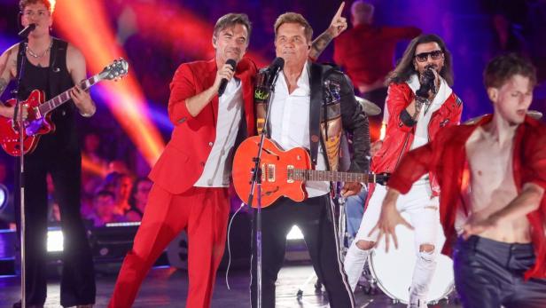 Florian Silbereisen und Dieter Bohlen treten beim „Schlagerboom“ auf.