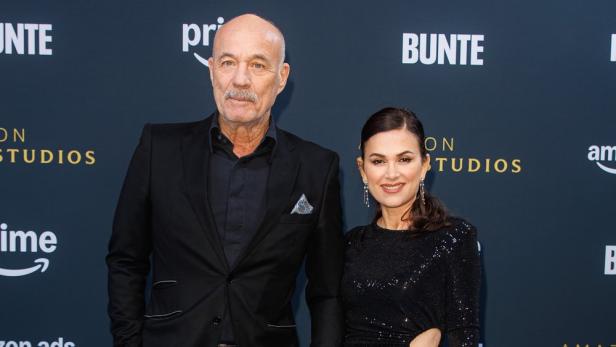 Heiner Lauterbach mit seiner Ehefrau Viktoria.