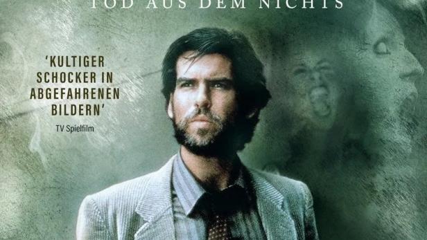 Das Filmplakat für „Nomads“ mit Pierce Brosnan in der Hauptrolle.