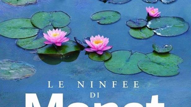 Das Filmplakat für „Le Ninfee di Monet“ zeigt Seerosen auf dem Wasser.