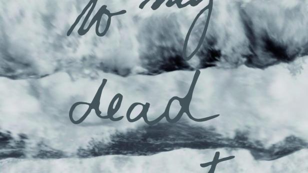 Das Filmplakat für „Letters to my dead parents“ vor einem stürmischen Hintergrund.