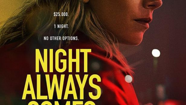 Das Filmplakat für „Night Always Comes“ zeigt Vanessa Kirby im Profil.