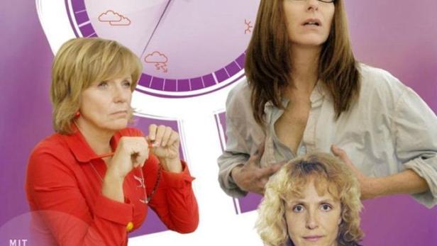 Das Filmplakat zur Miniserie „Klimawechsel“ nach der Idee von Doris Dörrie mit Ulrike Kriener, Andrea Sawatzki, Maria Happel und Juliane Köhler.